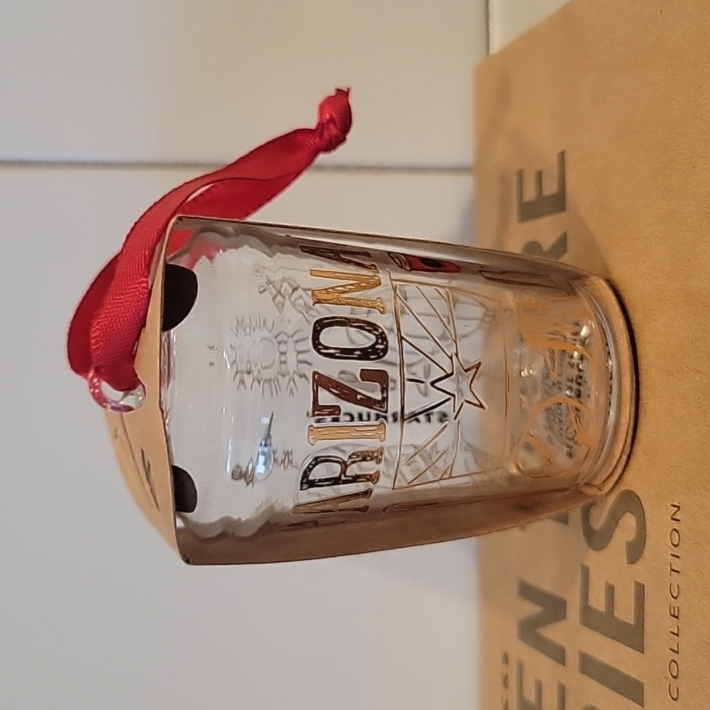 Starbucks 2021 Arizona glass Been There series ornament